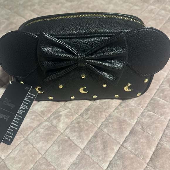 Disney Black and Gold Key Holder with Bow Loungefly - Picture 1 of 4